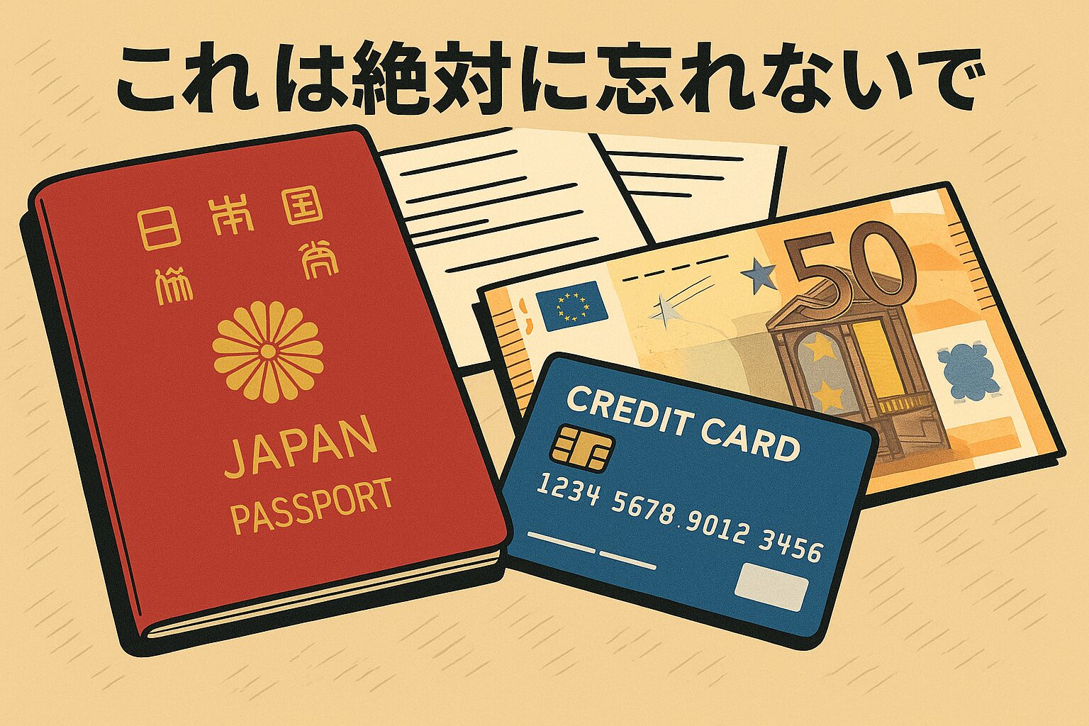 イタリア留学　持ち物