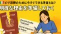 イタリア留学　出発までの準備